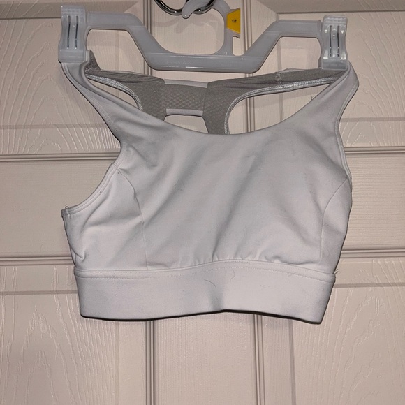 White Sports Bra - Picture 1 of 2
